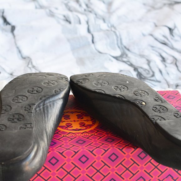 Tory Burch Black Reva Ballet Flats - Picture 4 of 7